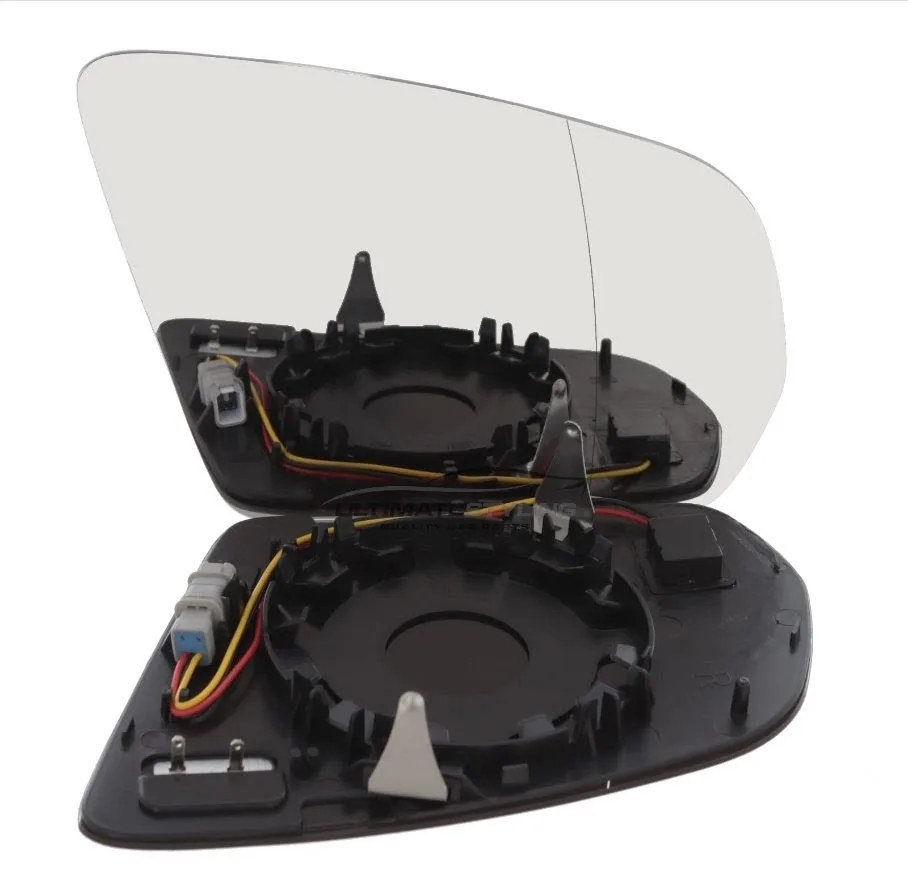 Mercedes C Class Clip-on Wing Mirror Glass 2015-2018 — Heated, Lane Assist — Right Driver Side