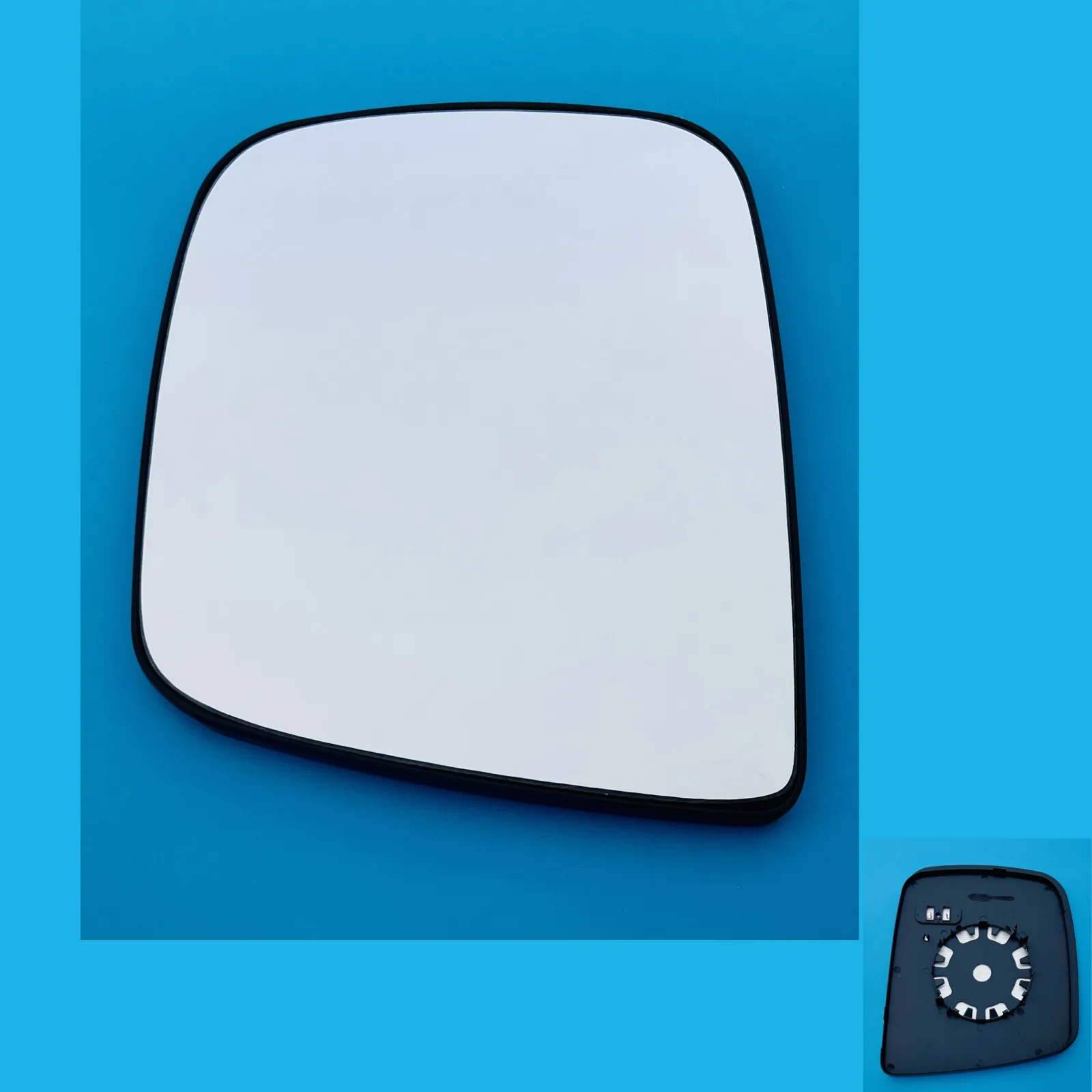 Nissan NV200 Clip-on Wing Mirror Glass 2009-2018 — Heated, Convex — Left Passenger Side