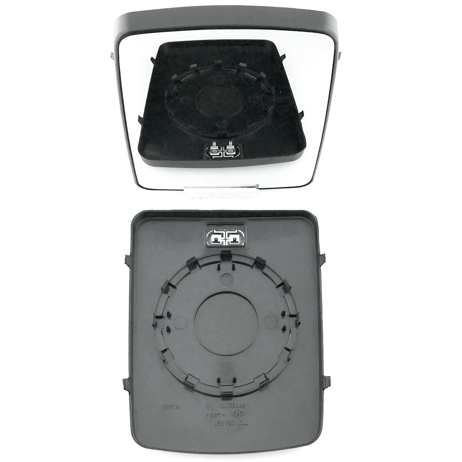 Clip on Wing Mirror Glass — Pair (Left Passenger + Right Driver)