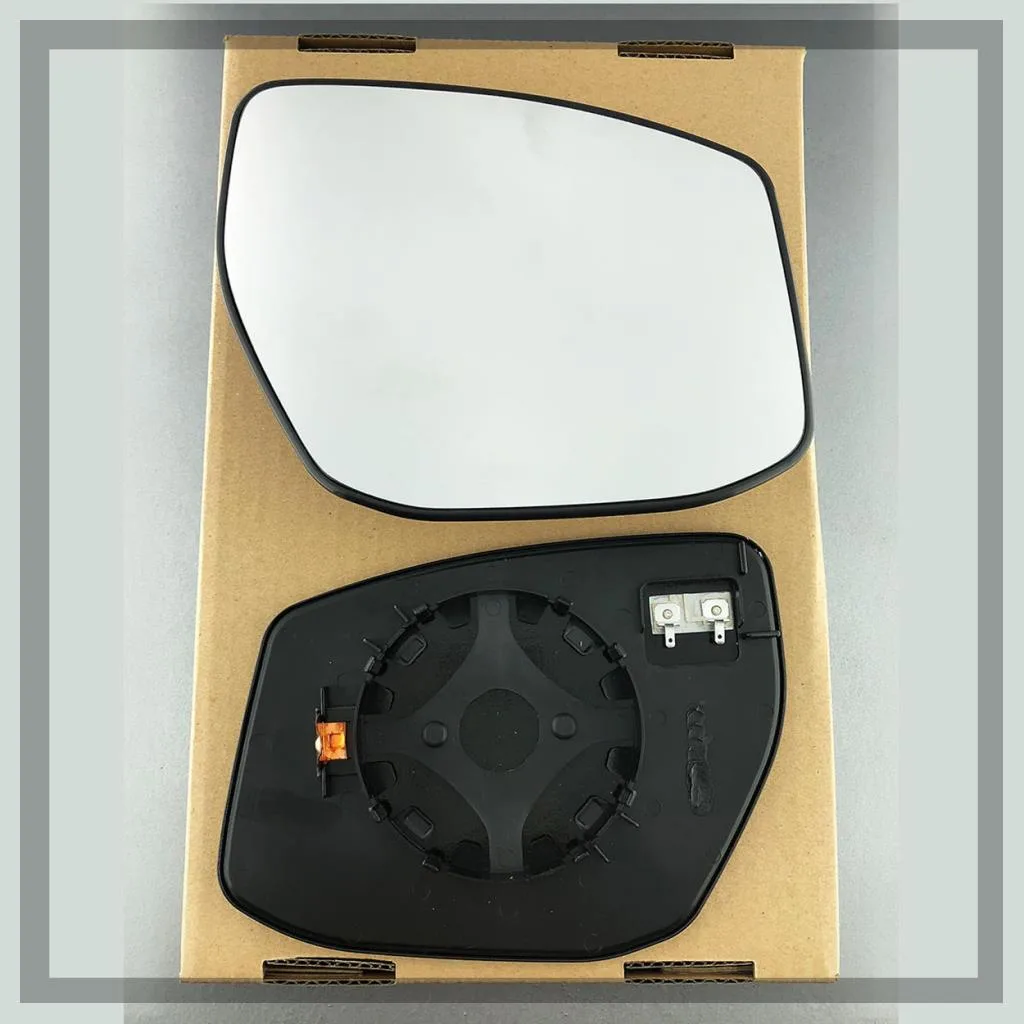 Nissan Pulsar Clip-on Wing Mirror Glass 2015-2020 — Heated, Convex — Right Driver Side