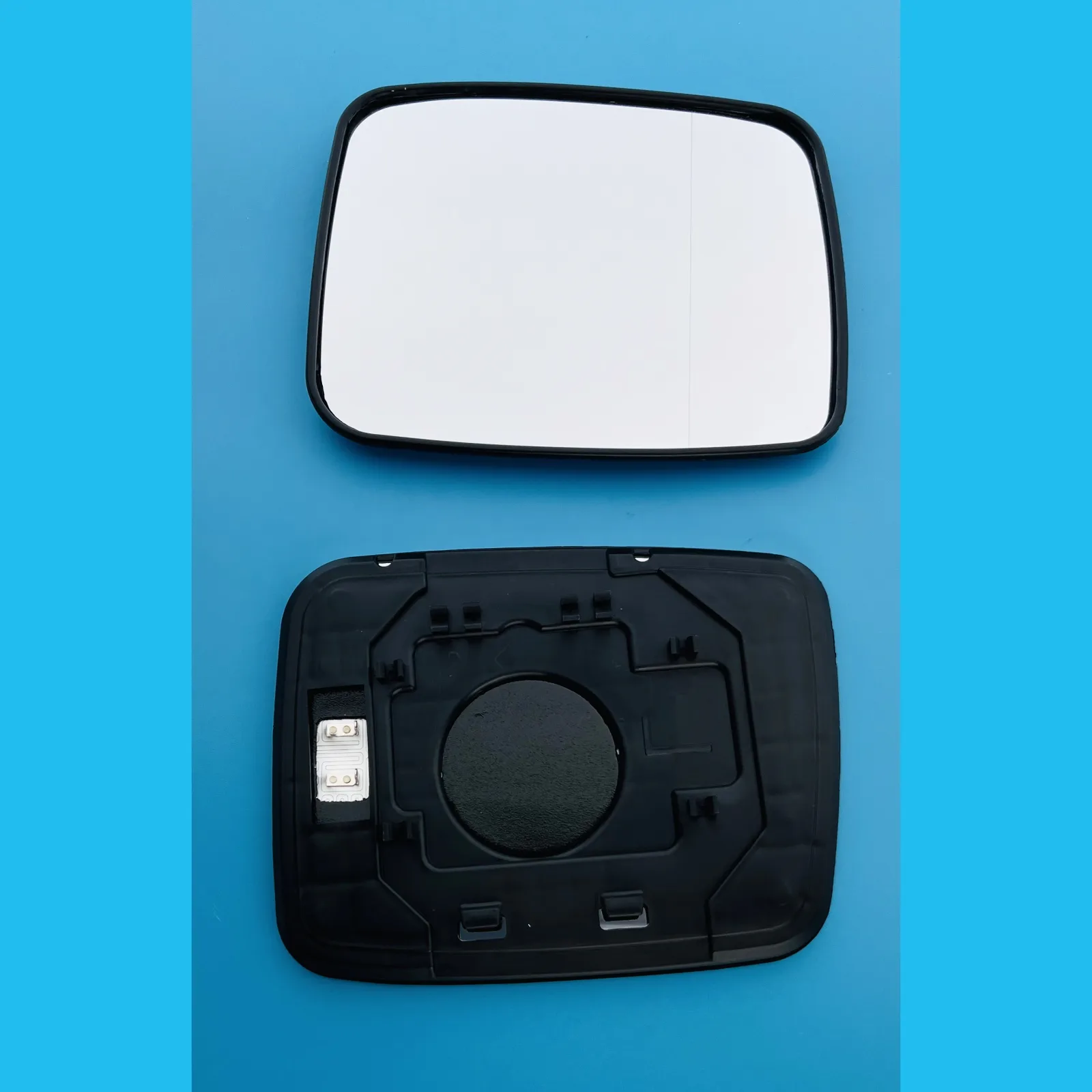 Nissan X-Trail Clip-on Wing Mirror Glass 2001-2006 — Heated, Wide Angle — Right Driver Side