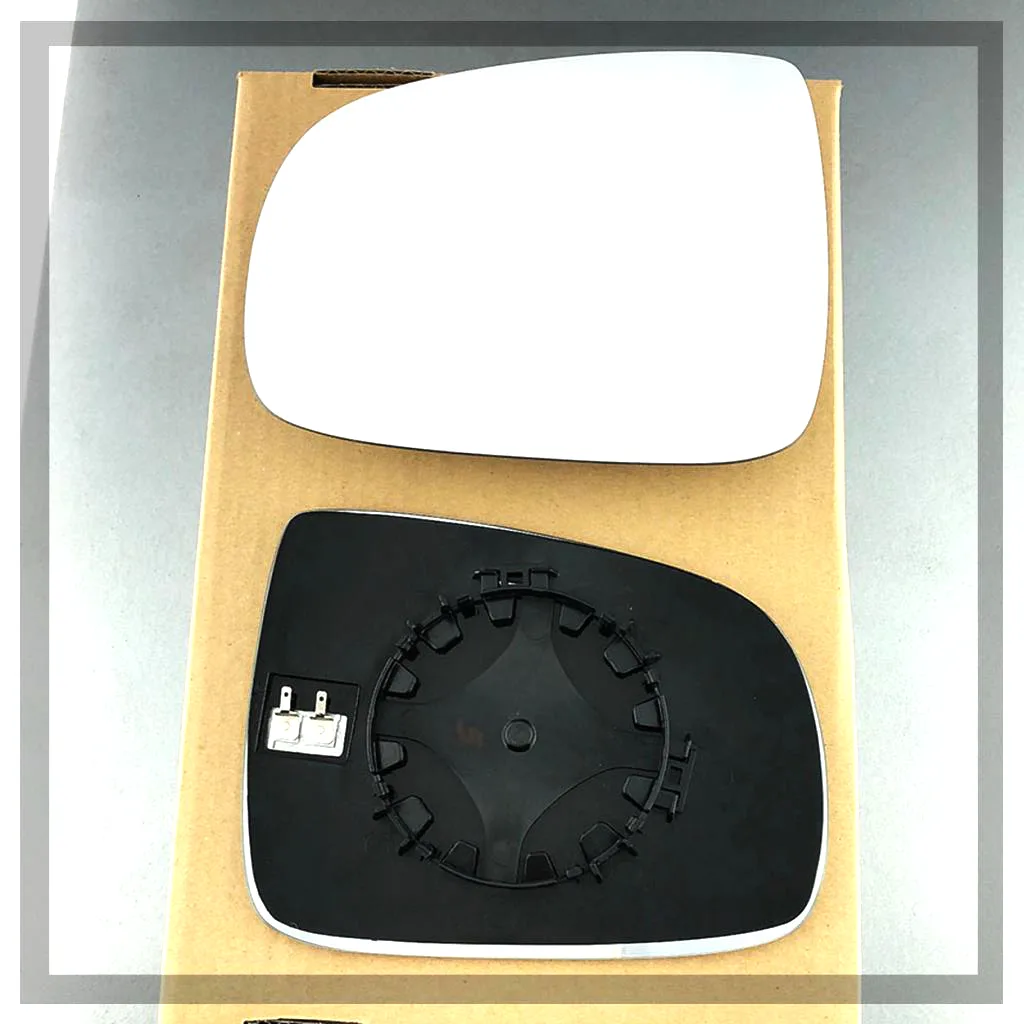 Nissan Note Clip-on Wing Mirror Glass 2006-2012 — Heated, Convex — Left Passenger Side
