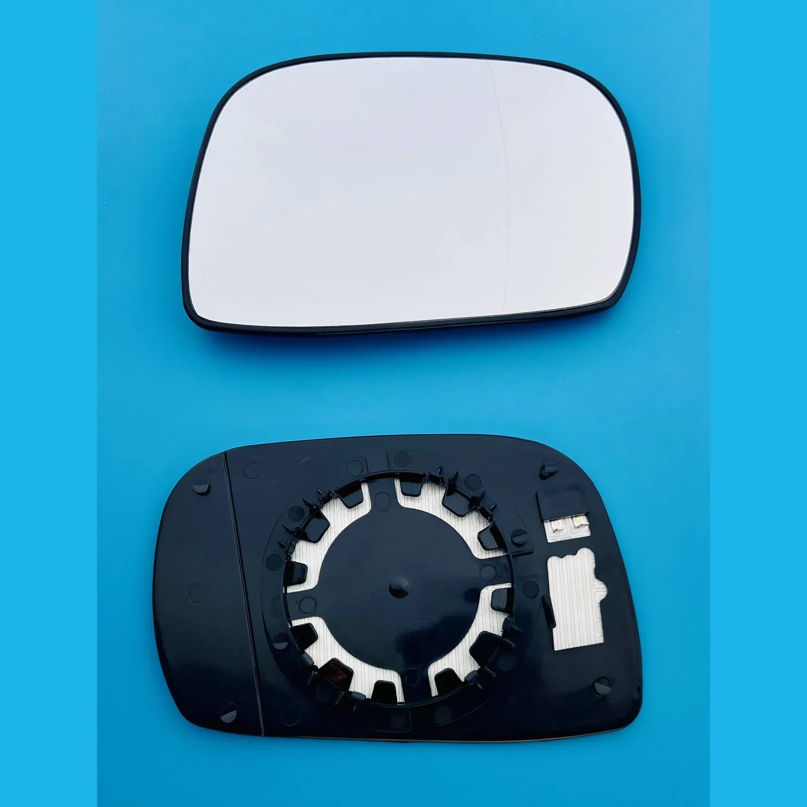 Vauxhall Agila Clip-on Wing Mirror Glass 2000-2008 — Heated, Wide Angle — Right Driver Side