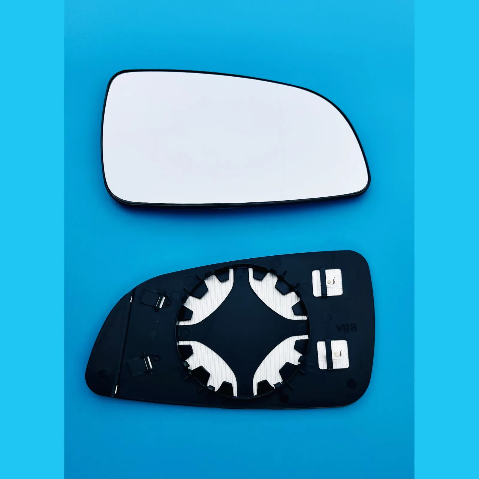 Vauxhall Astra Clip-on Wing Mirror Glass 2004-2008 — Heated, Wide Angle — Right Driver Side