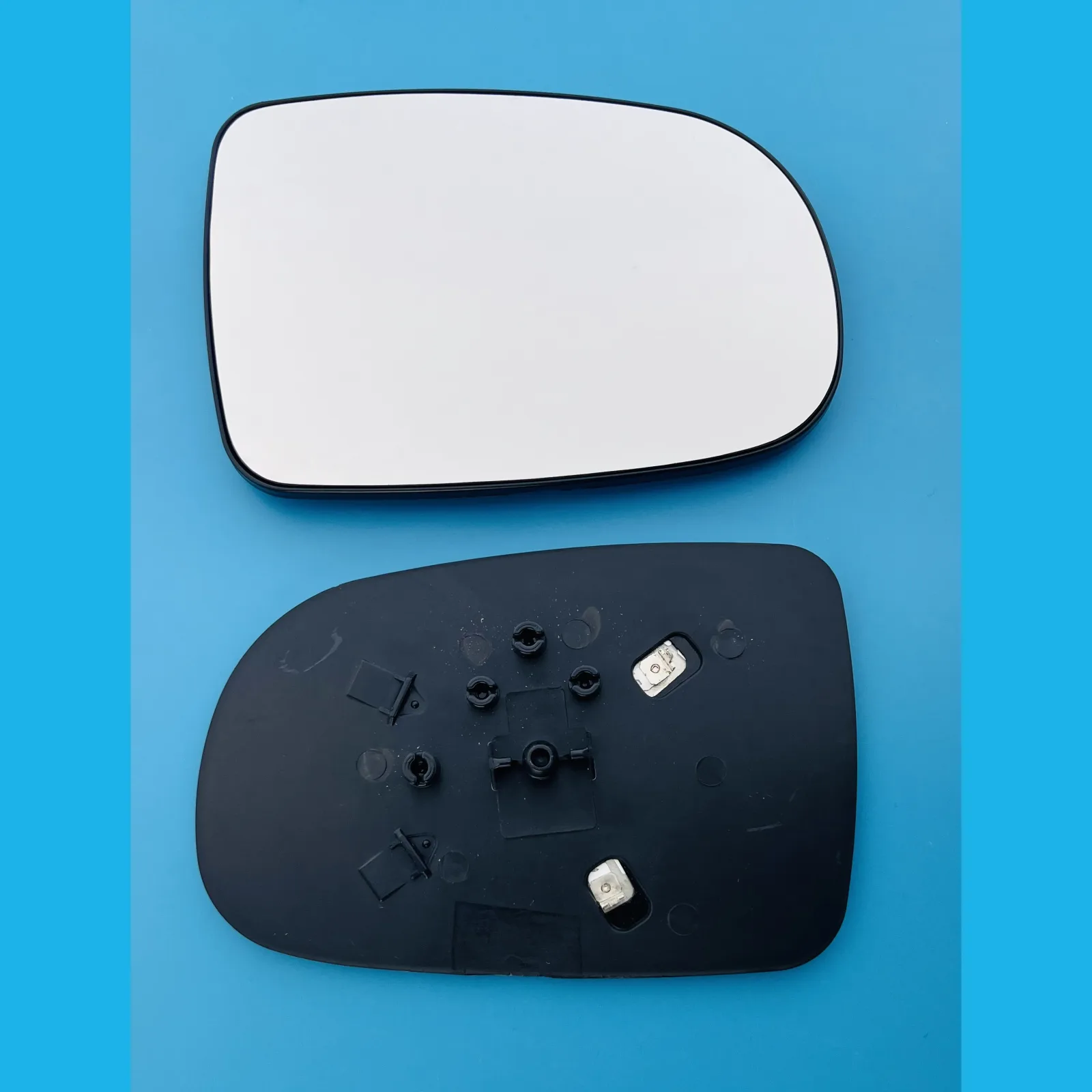 Vauxhall Corsa Clip-on Wing Mirror Glass 2001-2006 — Heated, Convex — Right Driver Side