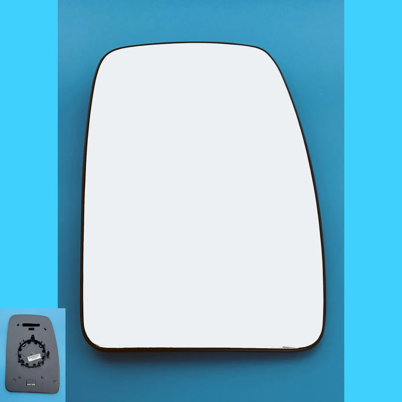 Nissan NV400 Clip-on Wing Mirror Glass 2011-2024 — Heated, Convex, Blind-Spot — Left Passenger Side