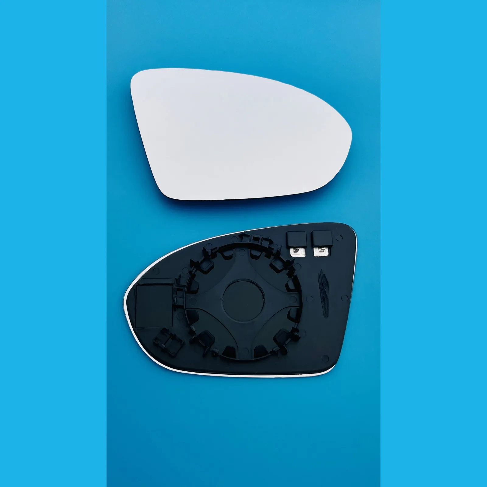 Vauxhall Insignia Clip-on Wing Mirror Glass 2017-2020 — Heated, Wide Angle — Right Driver Side