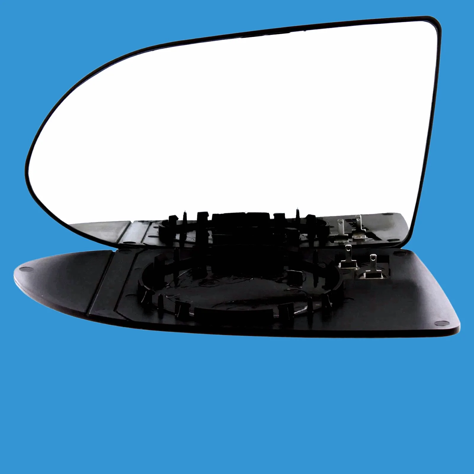 Vauxhall Zafira Clip-on Wing Mirror Glass 1999-2005 — Heated, Convex — Left Passenger Side