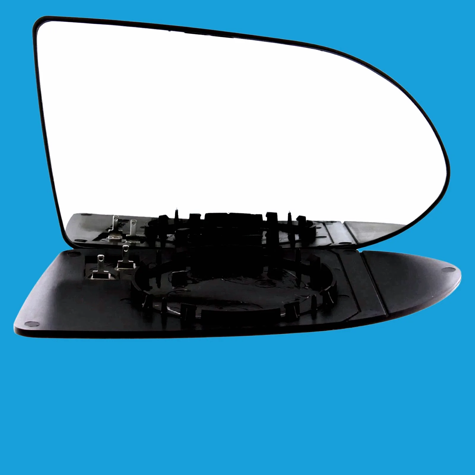 Clip on Wing Mirror Glass — Right Driver Side