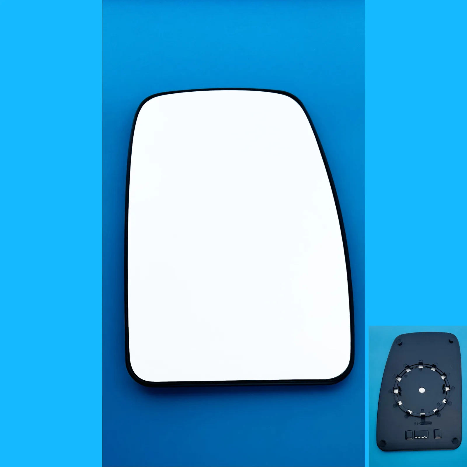 Clip on Wing Mirror Glass — Right Driver Side