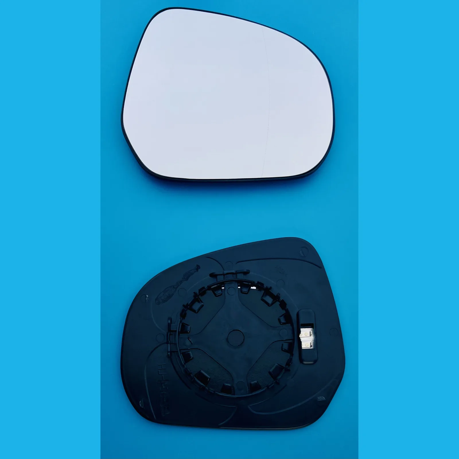 Suzuki Splash Clip-on Wing Mirror Glass 2009-2018 — Heated, Convex — Right Driver Side