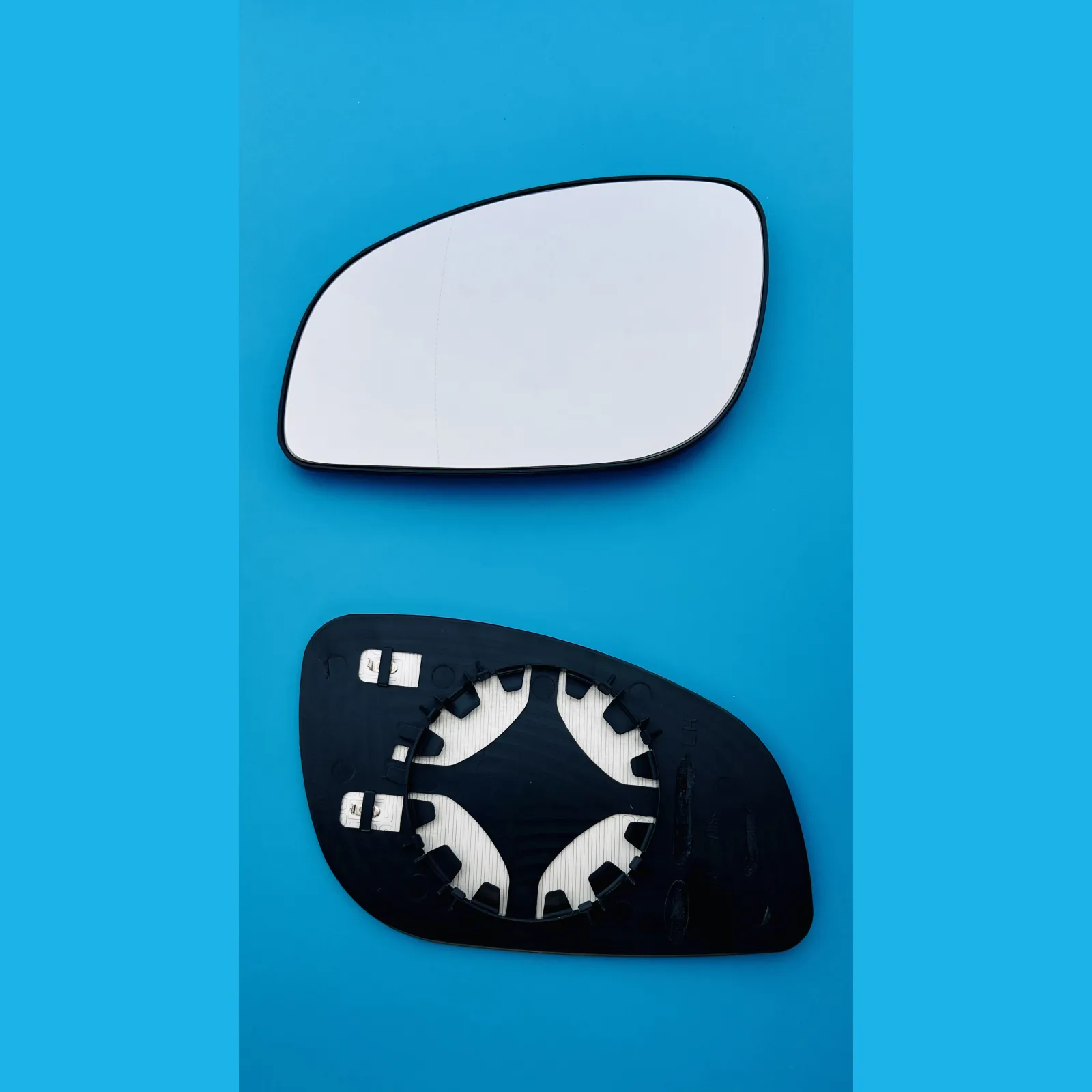 Vauxhall Vectra Clip-on Wing Mirror Glass 2002-2008 — Heated, Convex — Left Passenger Side