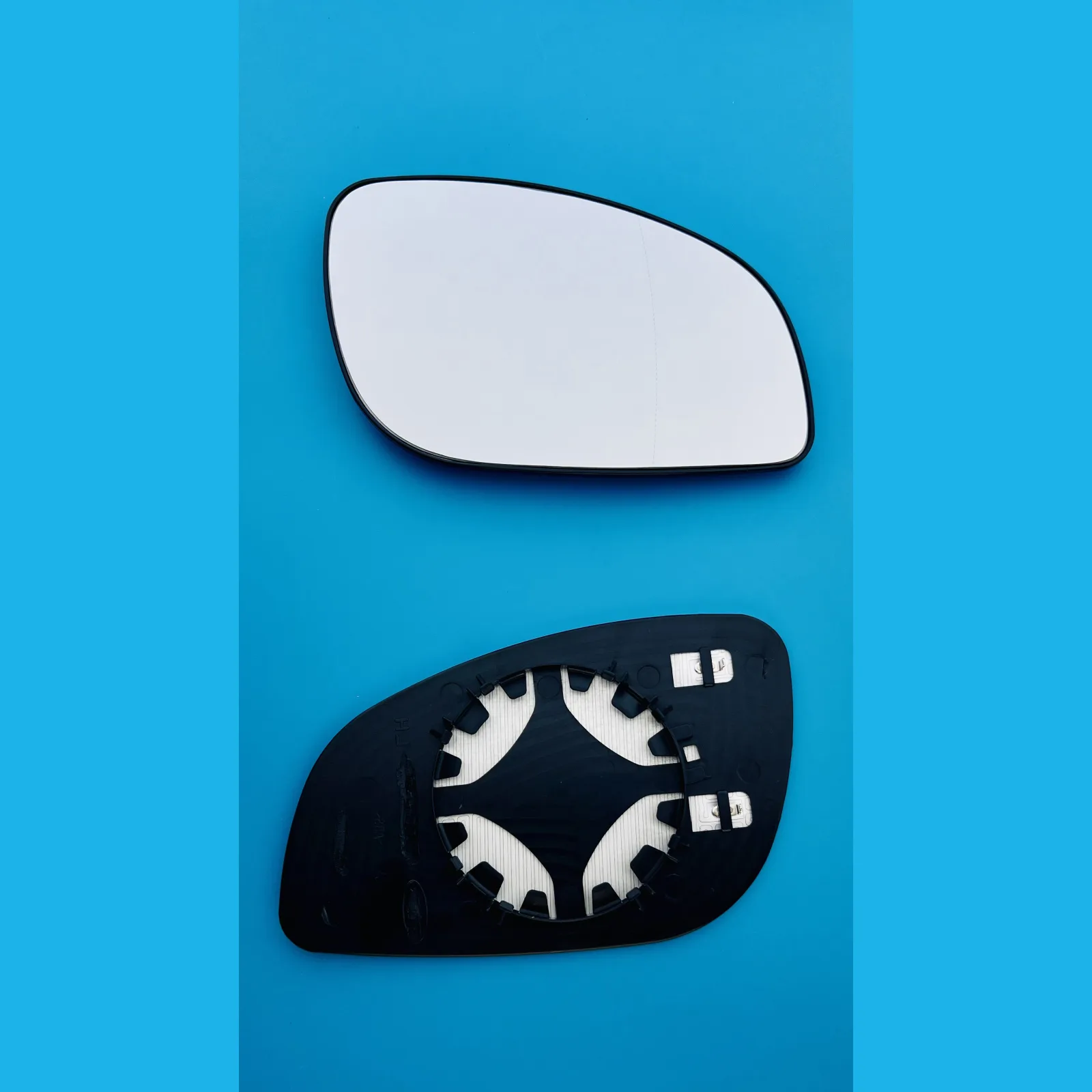 Vauxhall Vectra Clip-on Wing Mirror Glass 2002-2008 — Heated, Wide Angle — Right Driver Side