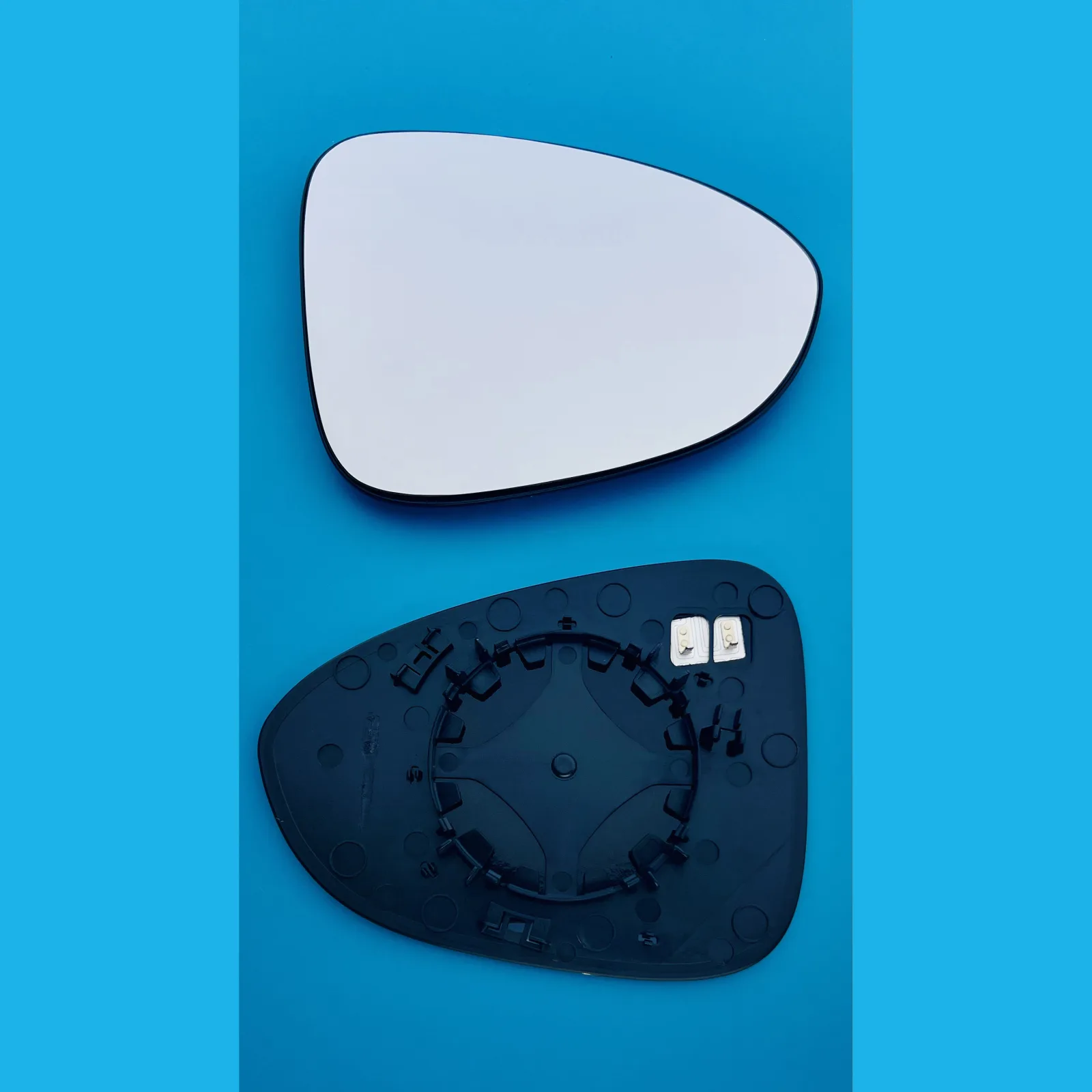 Vauxhall Zafira Clip-on Wing Mirror Glass 2015-2020 — Heated, Wide Angle — Right Driver Side