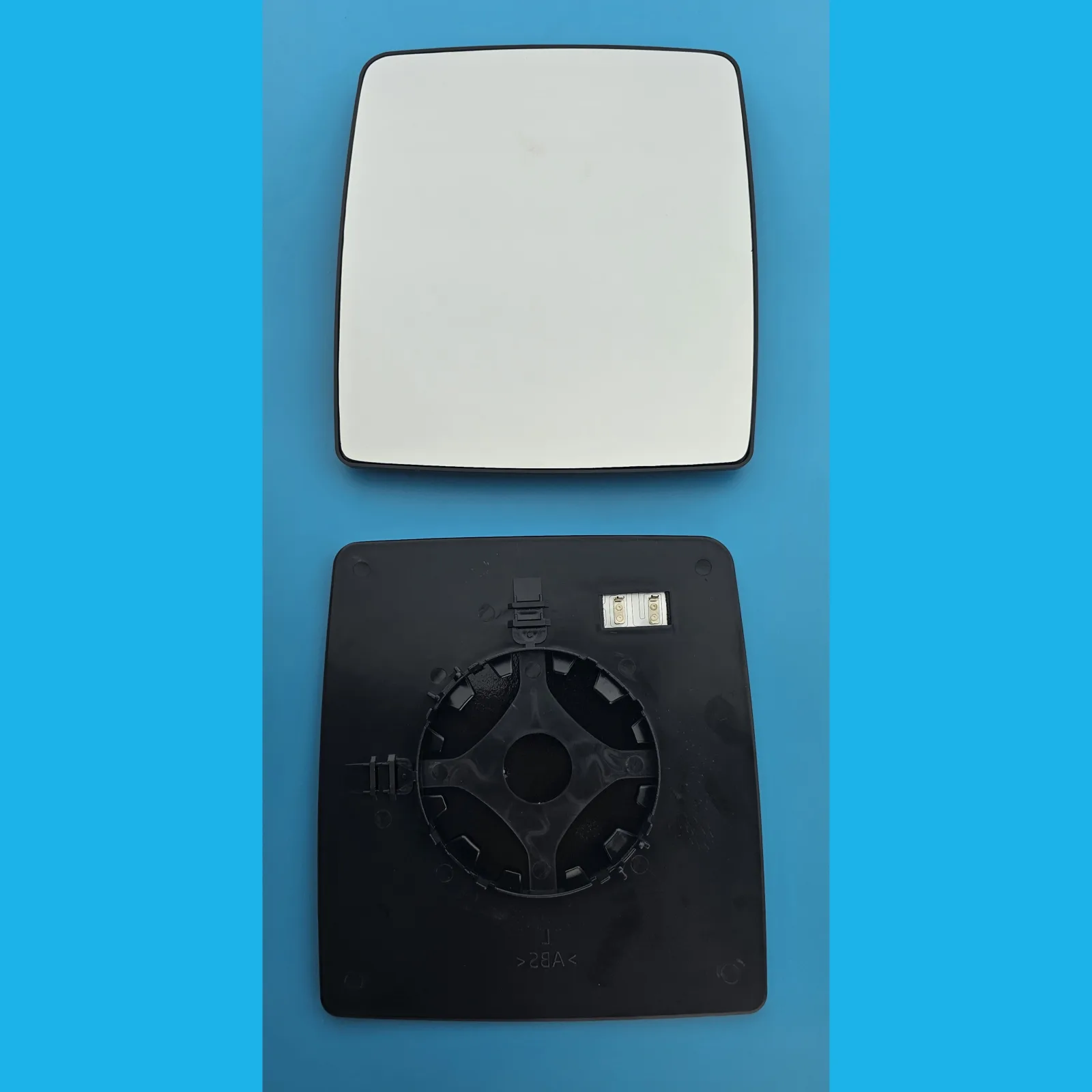 Vauxhall Combo Clip-on Wing Mirror Glass 2001-2011 — Heated, Convex — Right Driver Side
