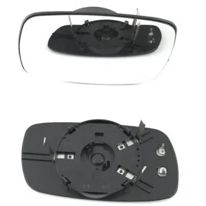 Vauxhall Astra Clip-on Wing Mirror Glass 1992-1998 — Heated, Convex — Left Passenger Side
