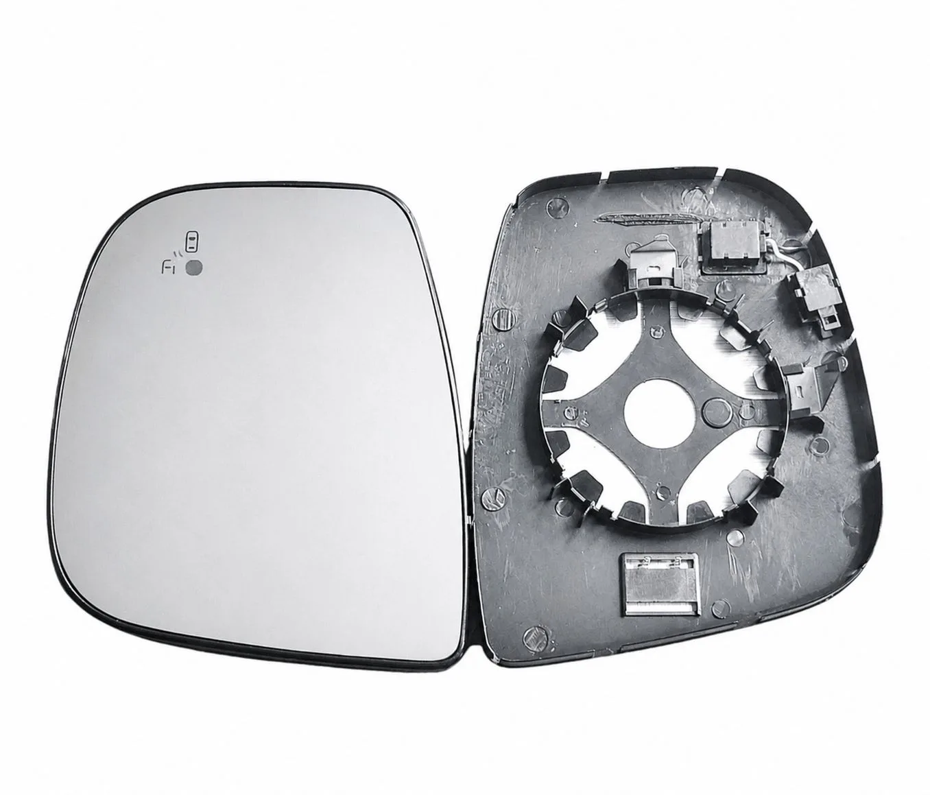 Vauxhall Combo Clip-on Wing Mirror Glass 2019-2025 — Heated, Wide Angle, Blind-Spot, Lane Assist — Left Passenger Side