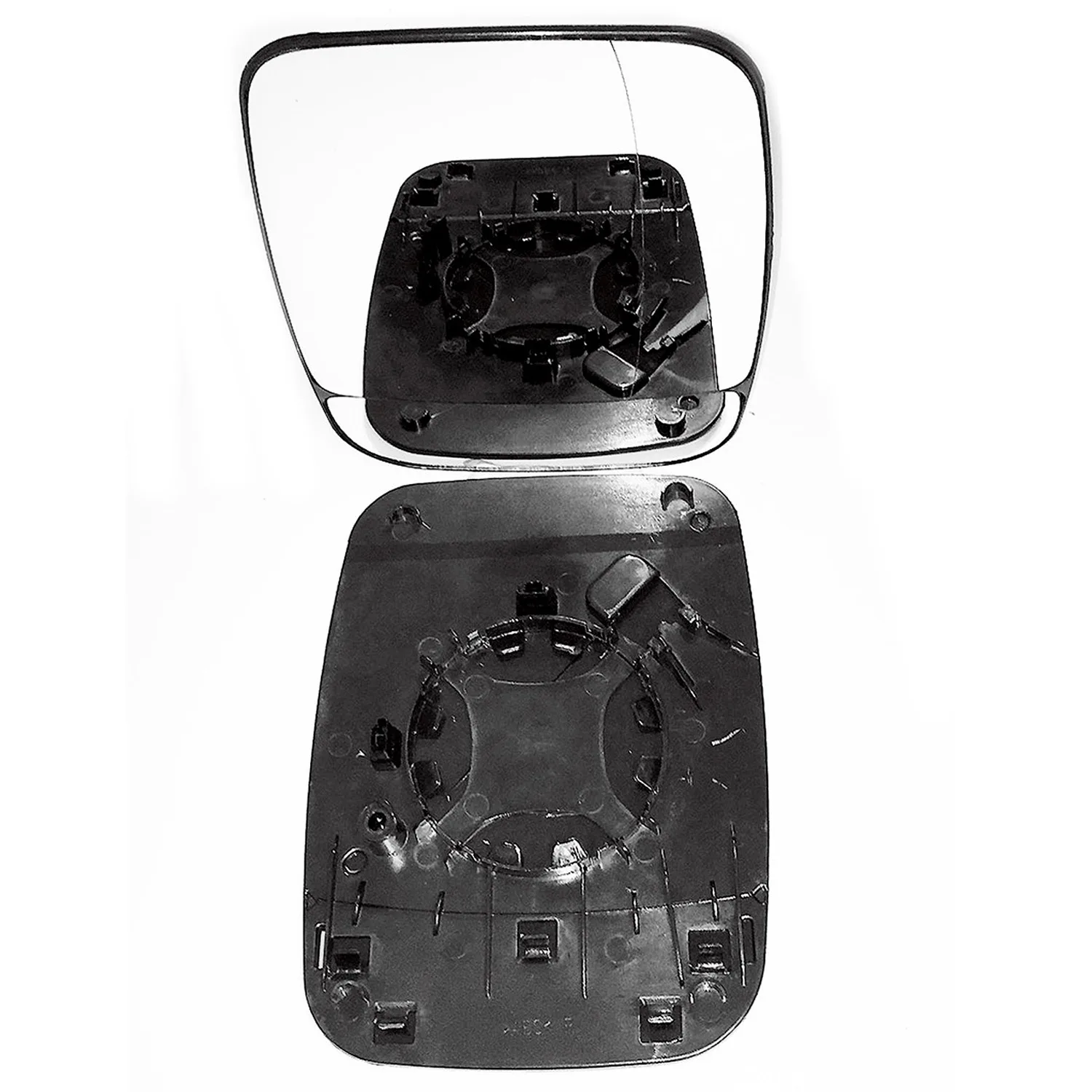 Clip on Wing Mirror Glass — Right Driver Side