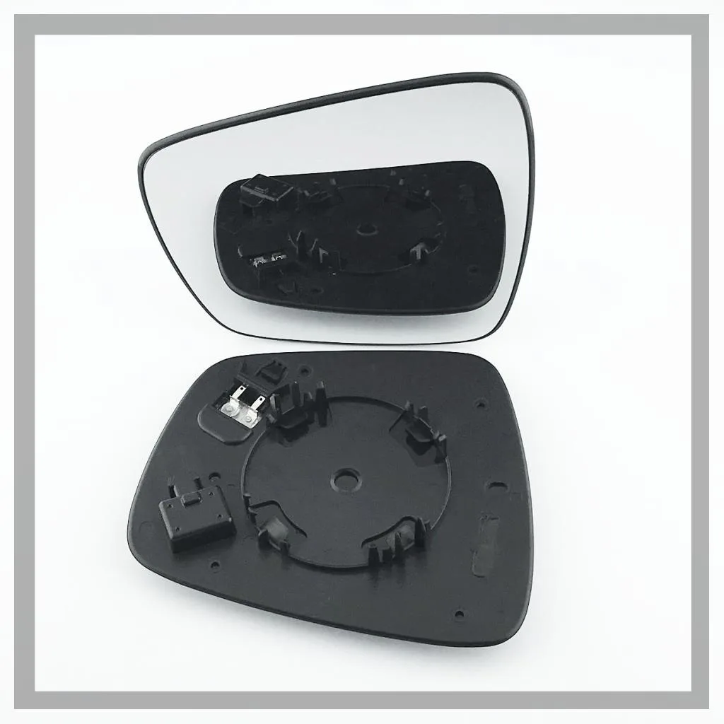Renault Kadjar Clip-on Wing Mirror Glass 2015-2024 — Heated, Convex — Left Passenger Side