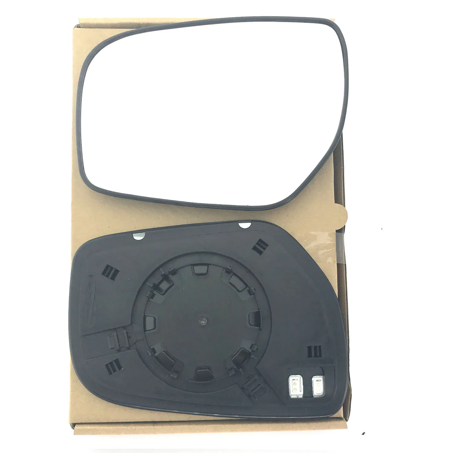 Clip on Wing Mirror Glass — Left Passenger Side