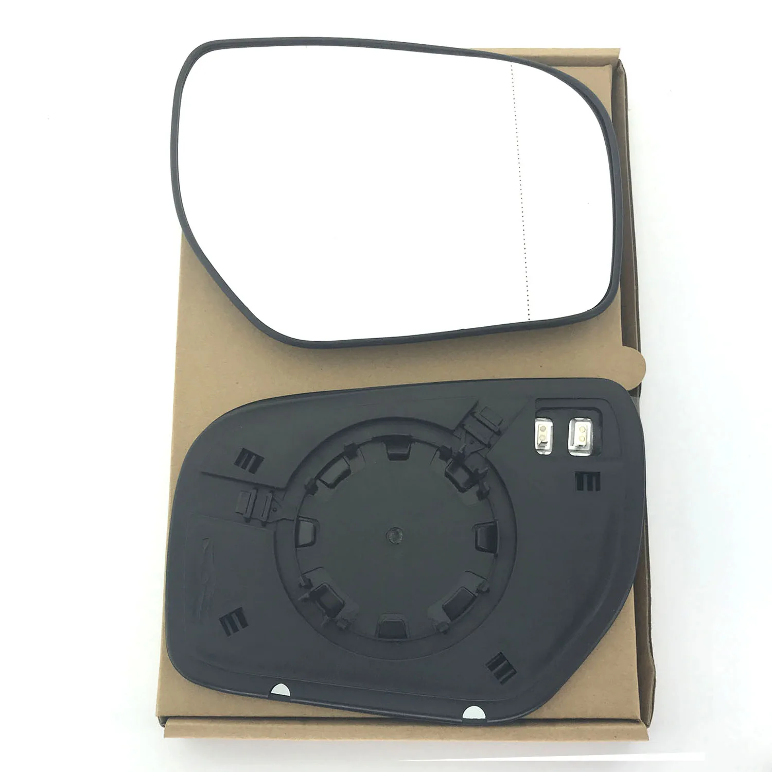Renault Koleos Clip-on Wing Mirror Glass 2011-2014 — Heated, Wide Angle — Right Driver Side