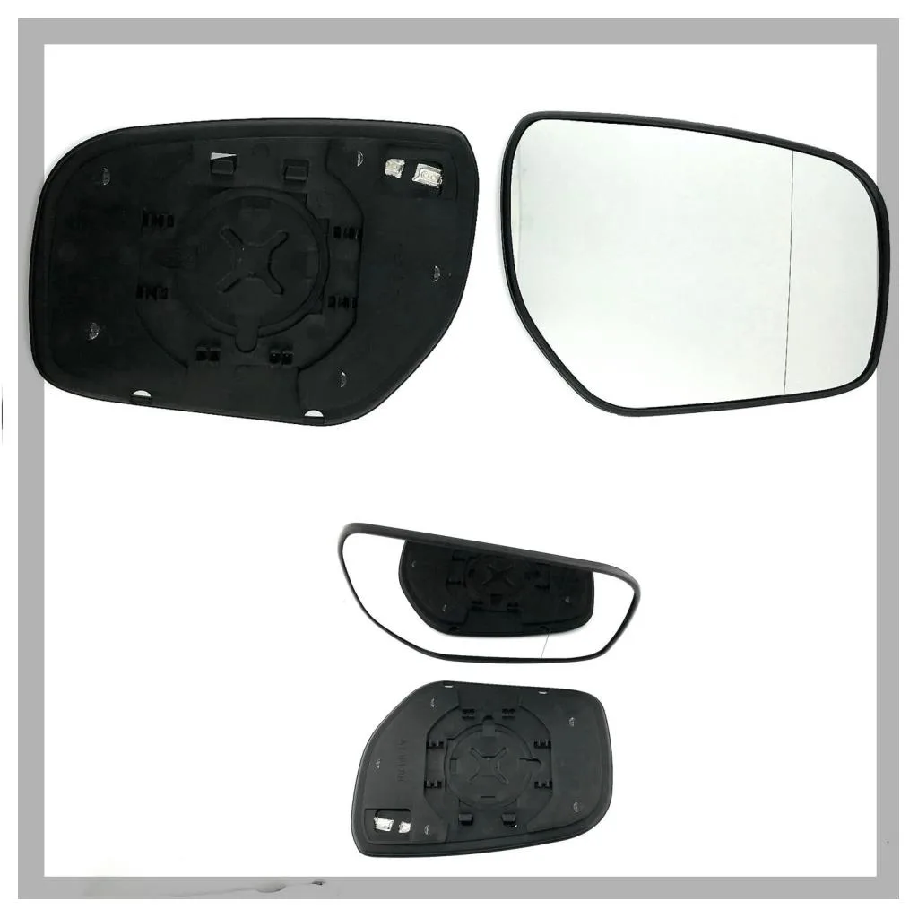Renault Koleos Clip-on Wing Mirror Glass 2008-2011 — Heated, Wide Angle — Right Driver Side