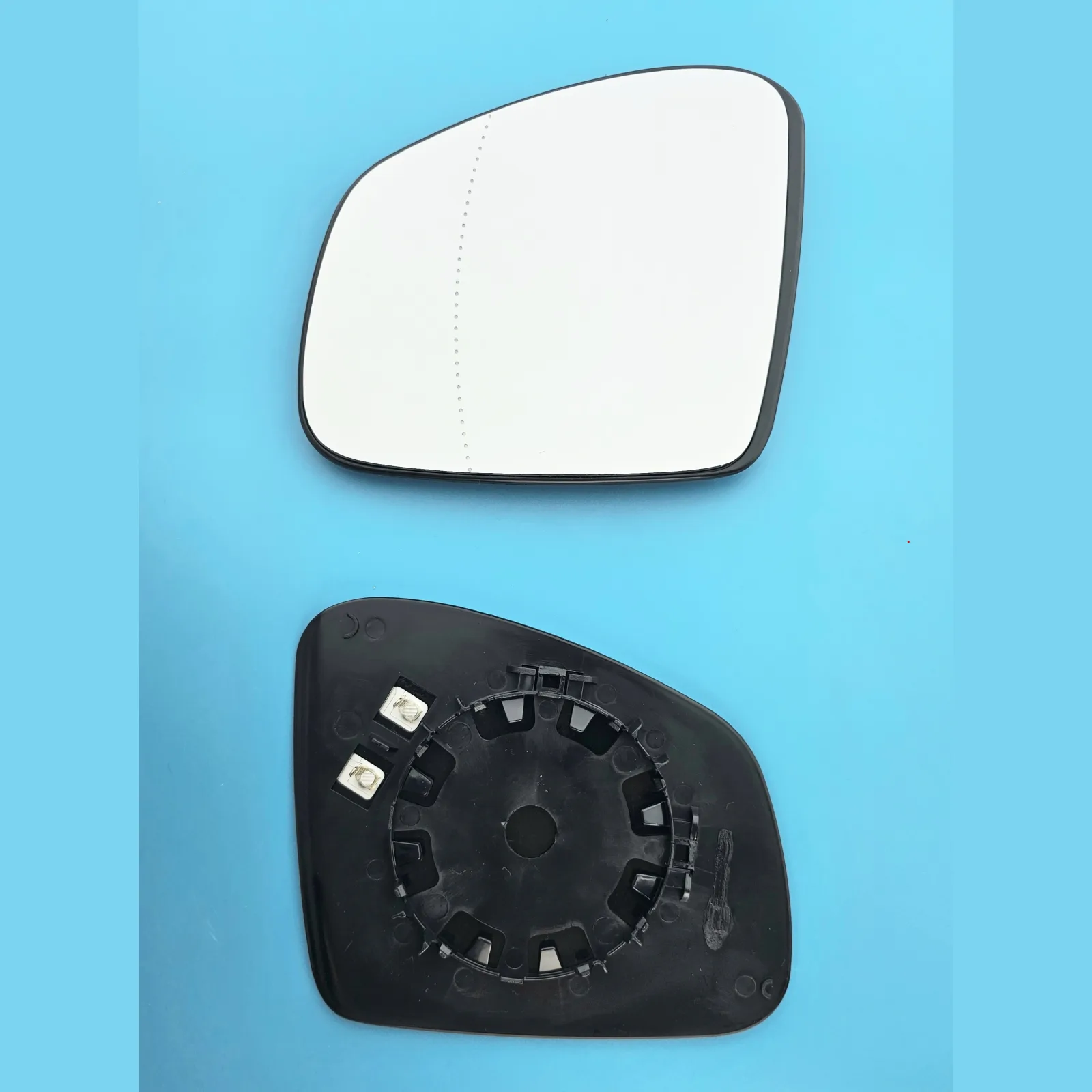 Smart Fortwo Clip-on Wing Mirror Glass 2015-2020 — Heated, Wide Angle — Left Passenger Side