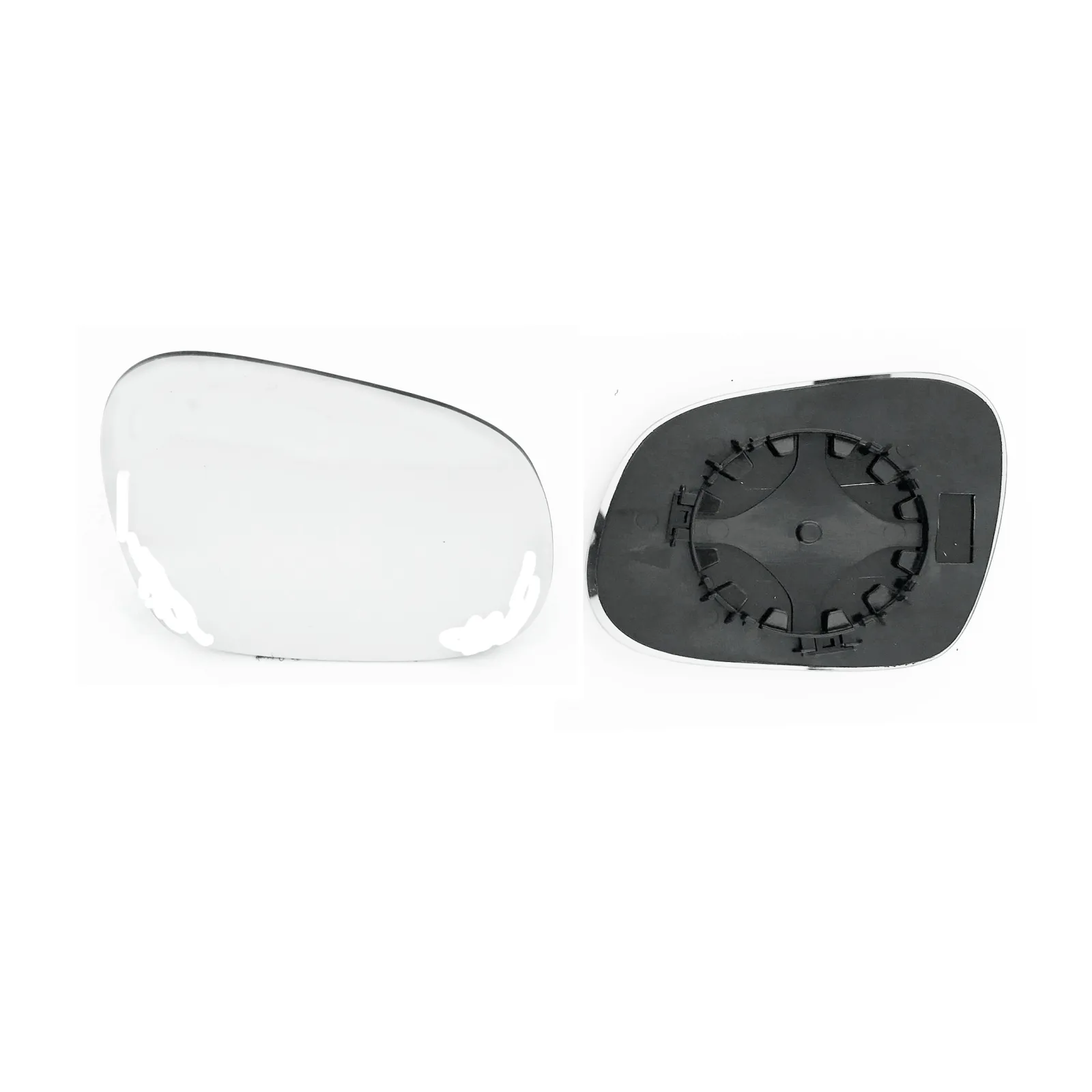 Clip on Wing Mirror Glass — Right Driver Side