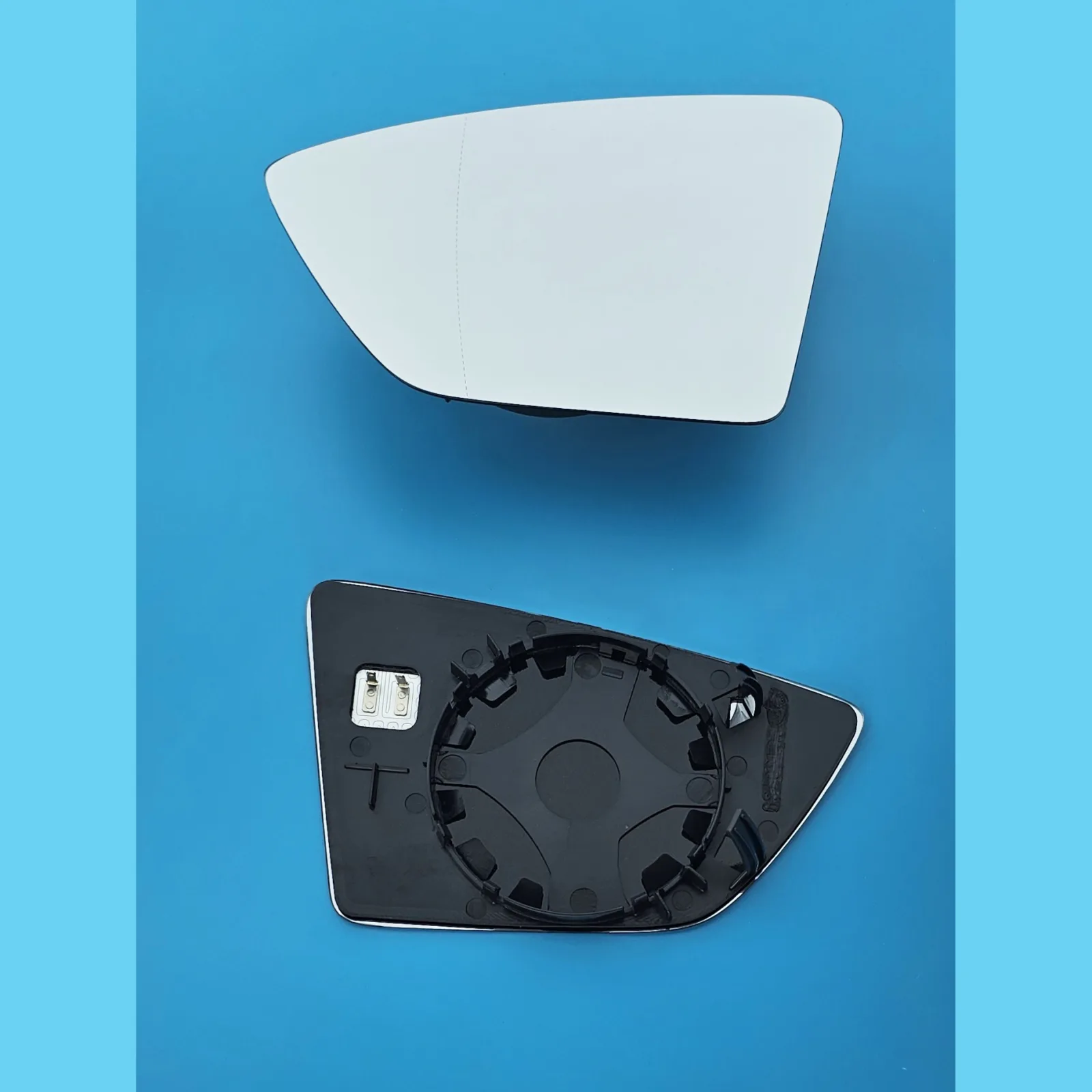 Seat ARONA Clip-on Wing Mirror Glass 2017-2020 — Heated, Convex — Left Passenger Side