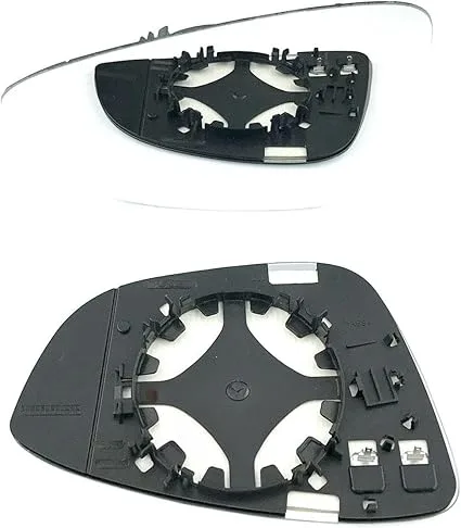Clip on Wing Mirror Glass — Left Passenger Side