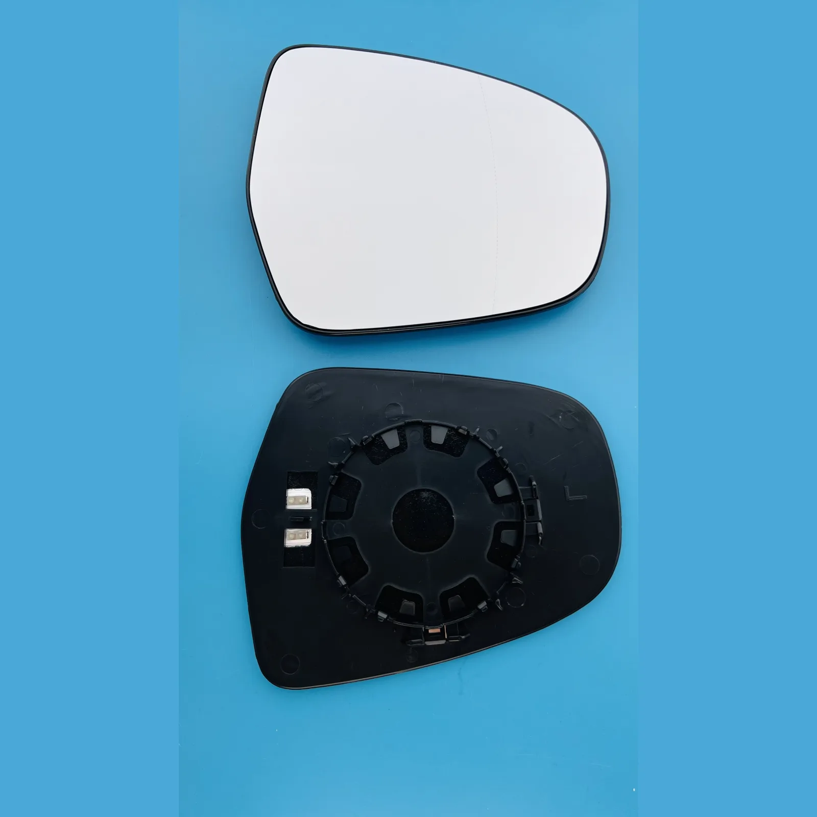 Clip on Wing Mirror Glass — Right Driver Side