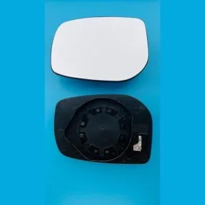 Toyota Yaris Clip-on Wing Mirror Glass 2006-2011 — Heated, Wide Angle — Left Passenger Side