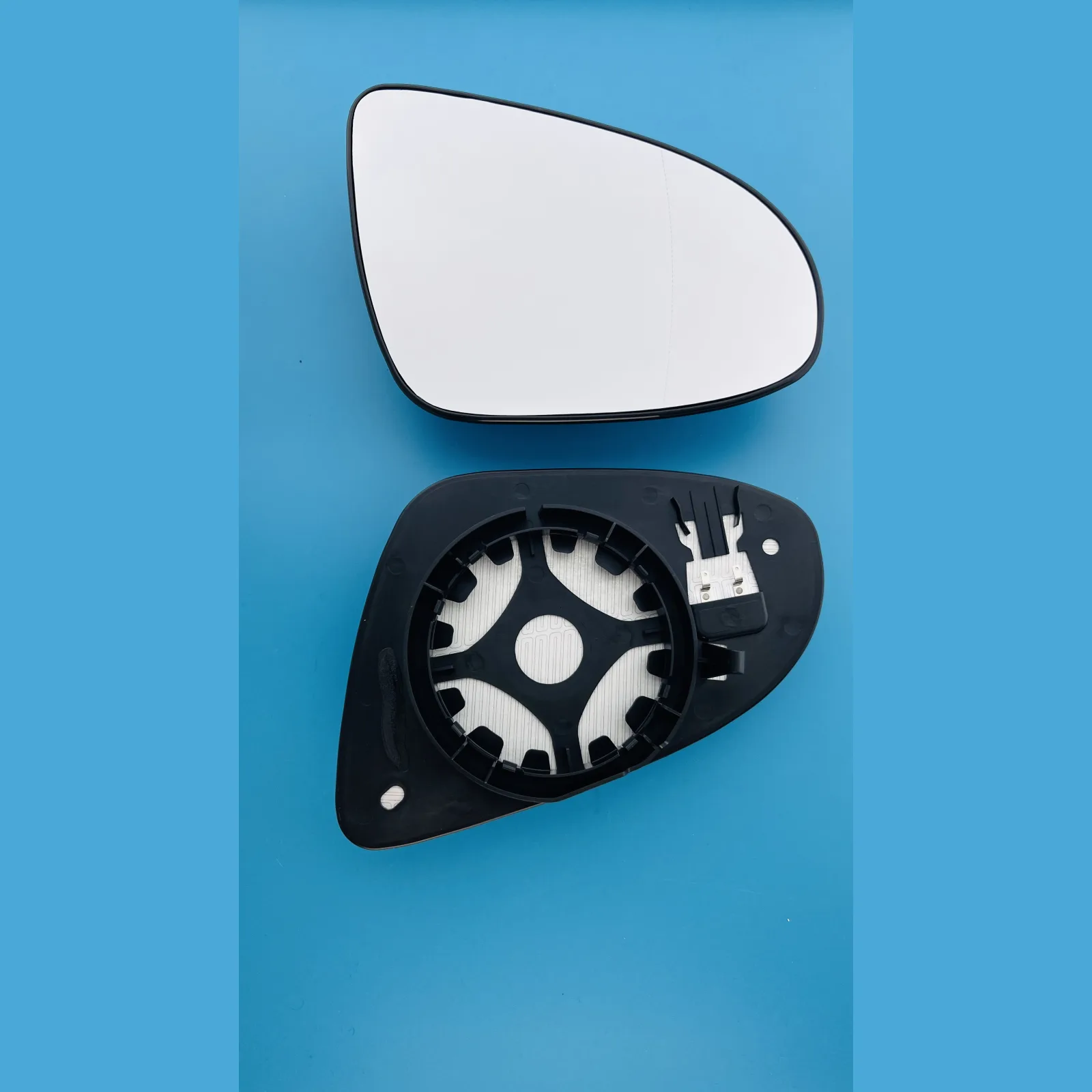 Citroen C1 Clip-on Wing Mirror Glass 2014-2024 — Heated, Convex — Right Driver Side