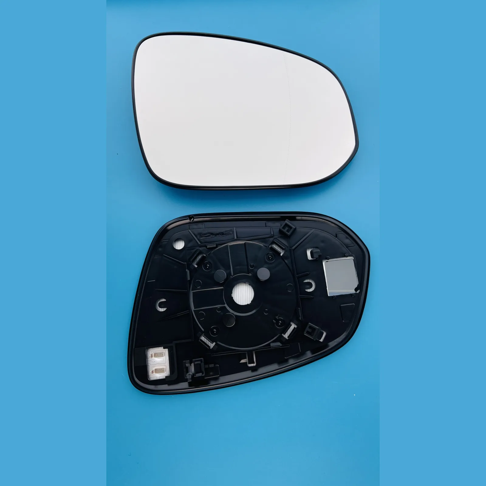 Toyota Rav 4 Clip-on Wing Mirror Glass 2013-2024 — Heated, Convex — Right Driver Side