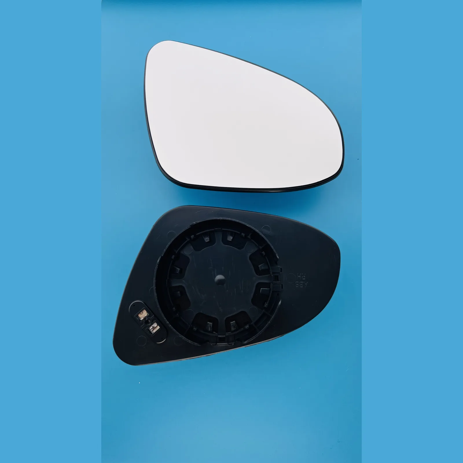Clip on Wing Mirror Glass — Right Driver Side