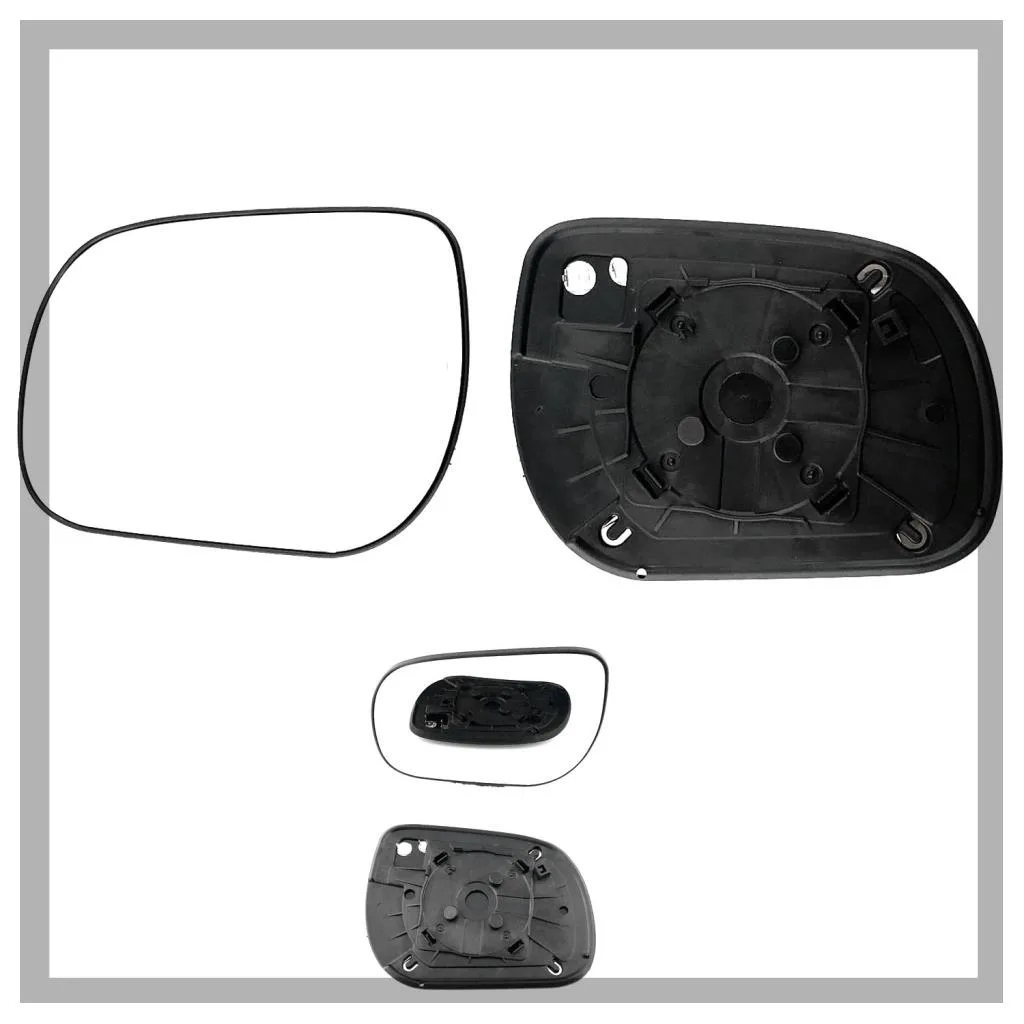 Toyota Rav 4 Clip-on Wing Mirror Glass 2006-2012 — Heated, Convex — Left Passenger Side