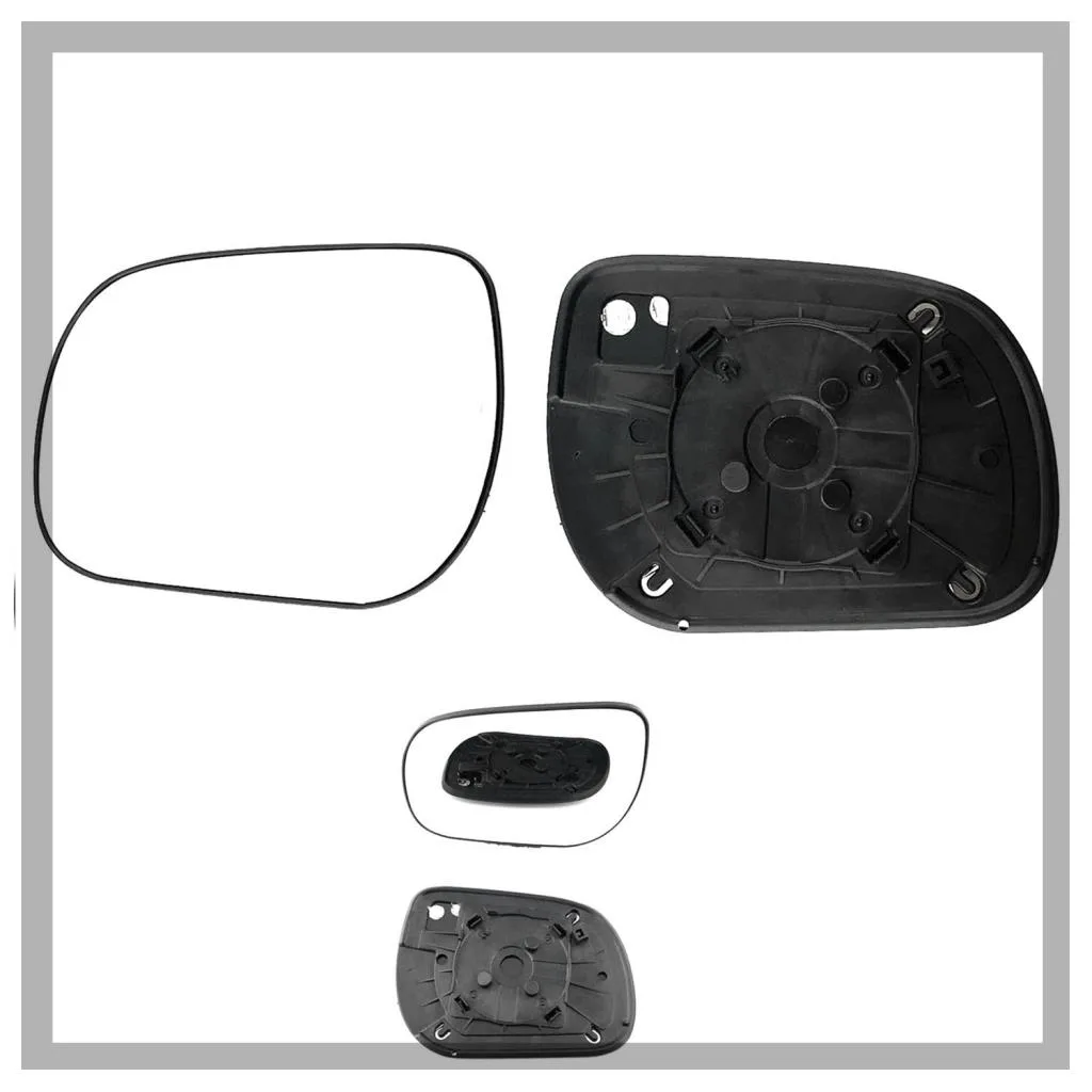 Toyota Rav 4 Clip-on Wing Mirror Glass 2006-2012 — Heated, Convex — Right Driver Side