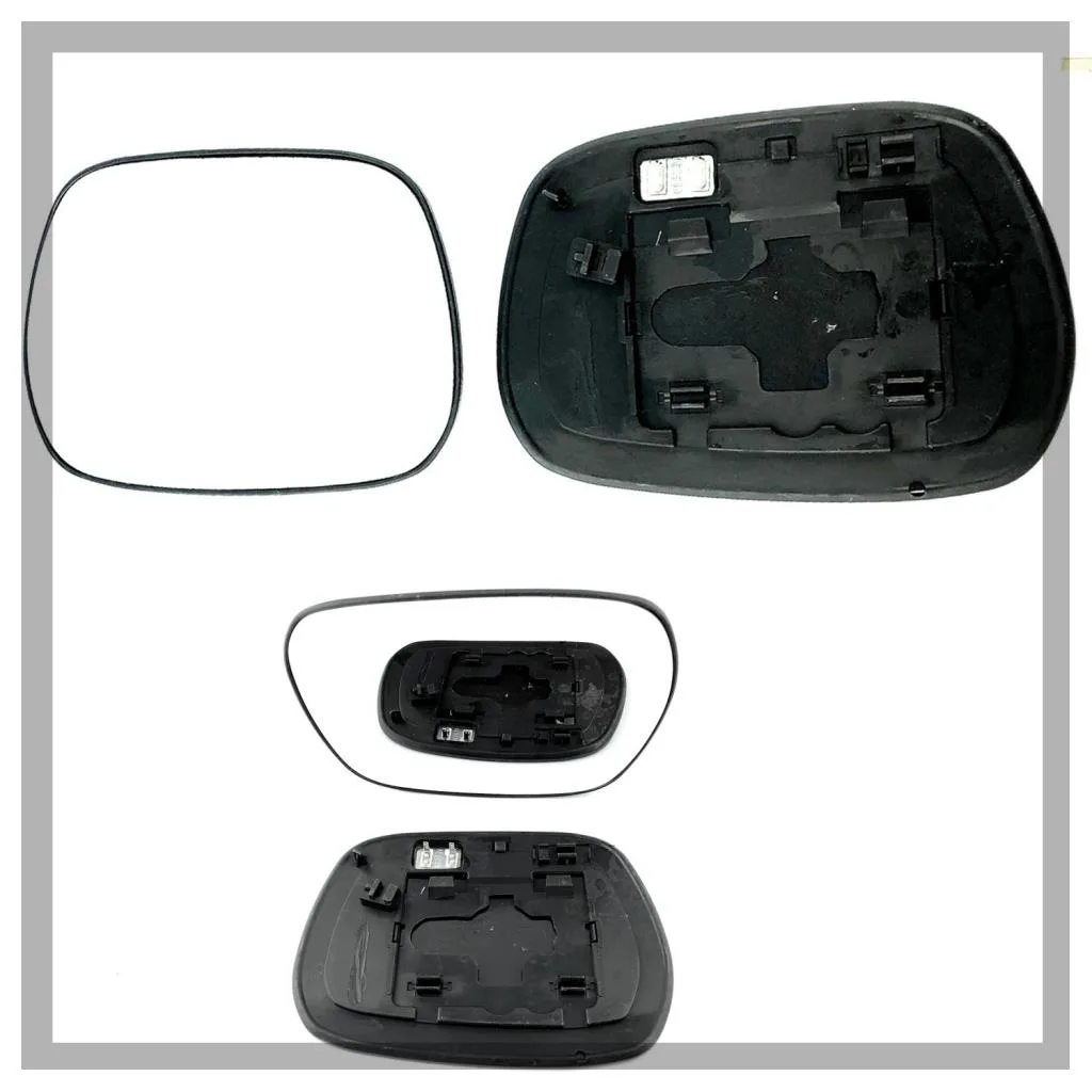 Toyota Rav 4 Clip-on Wing Mirror Glass 2000-2003 — Heated, Convex — Right Driver Side