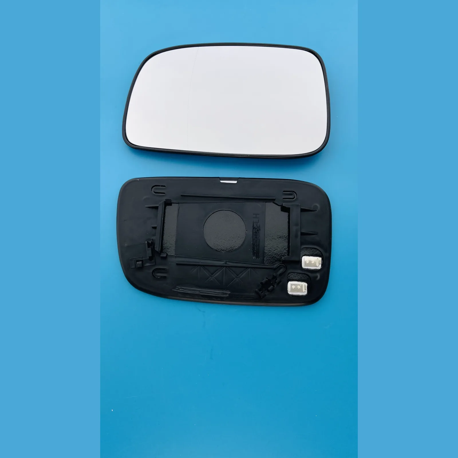 Toyota Corolla Clip-on Wing Mirror Glass 2002-2006 — Heated, Convex — Left Passenger Side