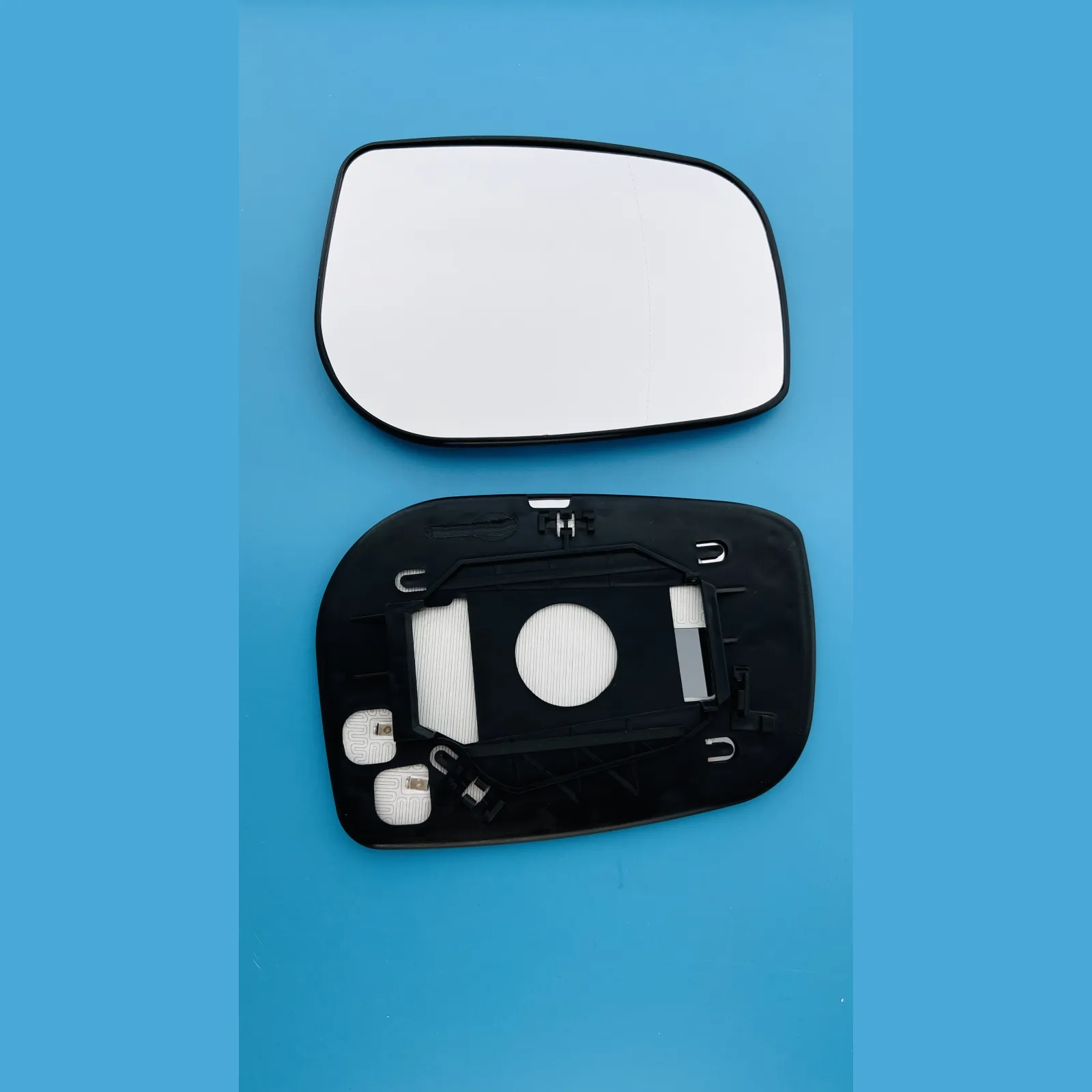Clip on Wing Mirror Glass — Right Driver Side