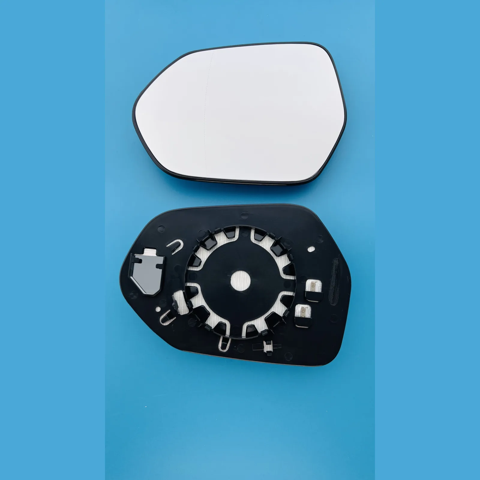 Toyota Corolla Clip-on Wing Mirror Glass 2017-2024 — Heated, Wide Angle — Left Passenger Side