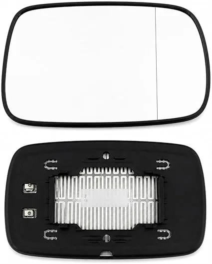 Toyota Corolla Clip-on Wing Mirror Glass 1997-2002 — Heated, Convex — Right Driver Side