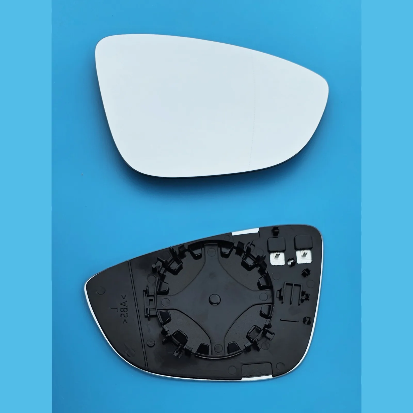 Volkswagen Beetle Clip-on Wing Mirror Glass 2012-2020 — Heated, Convex — Right Driver Side