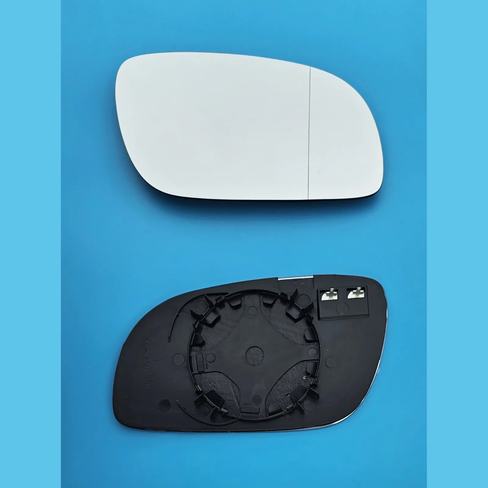 Volkswagen Beetle Clip-on Wing Mirror Glass 2001-2010 — Heated, Convex, Twin Glass — Right Driver Side
