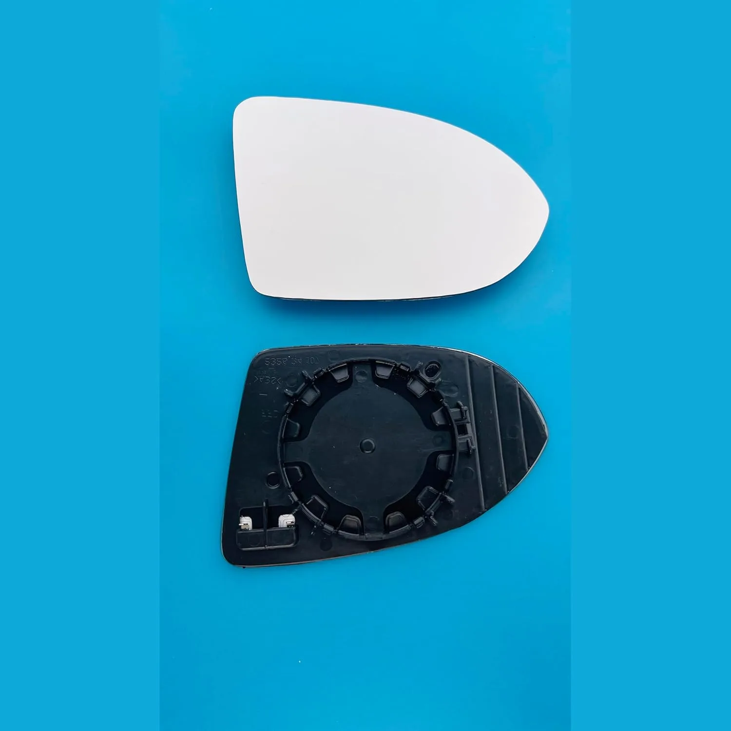 Volkswagen ARTEON Clip-on Wing Mirror Glass 2017-2020 — Heated, Convex — Right Driver Side
