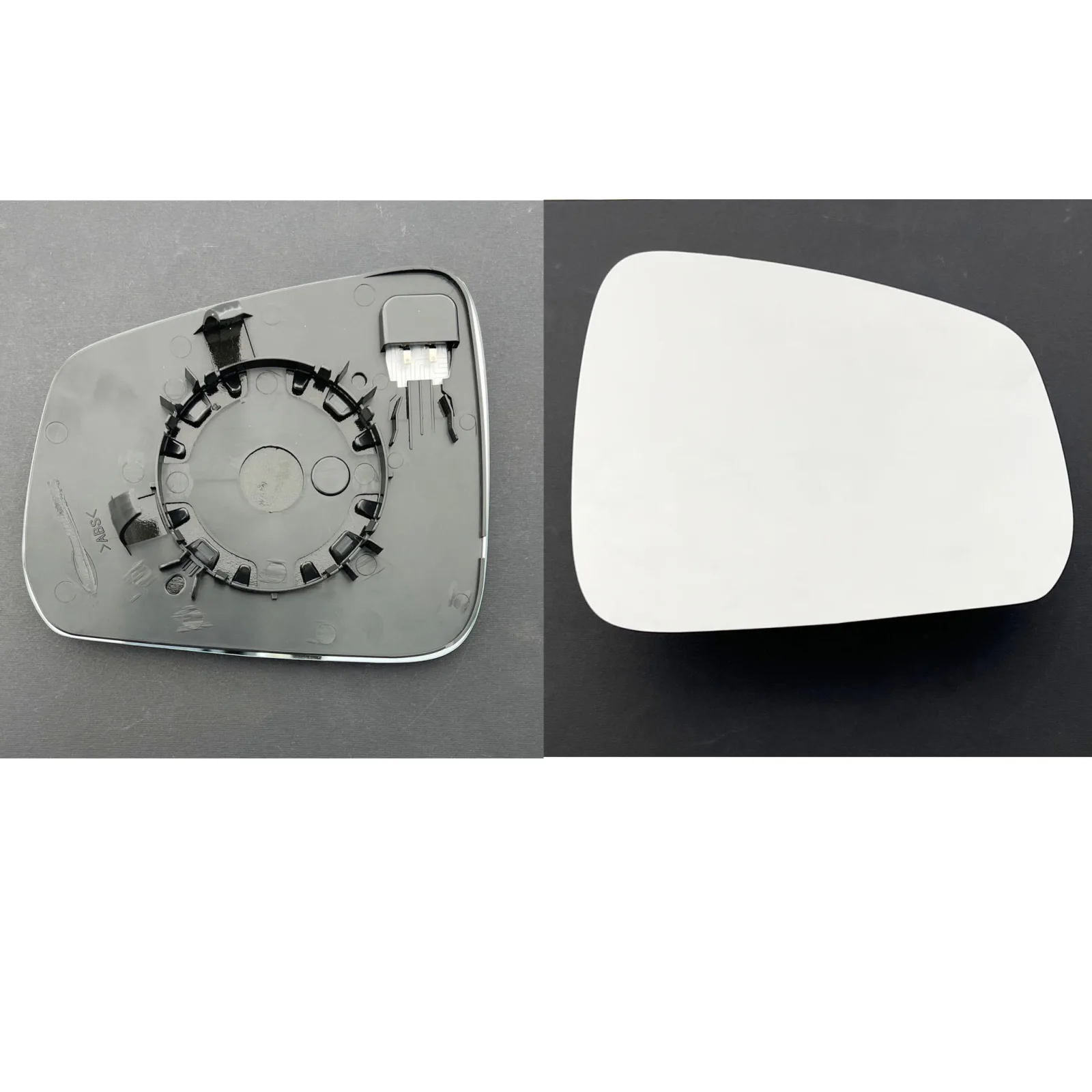 Volkswagen Caddy Clip-on Wing Mirror Glass 2022 onwards — Heated, Wide Angle — Right Driver Side