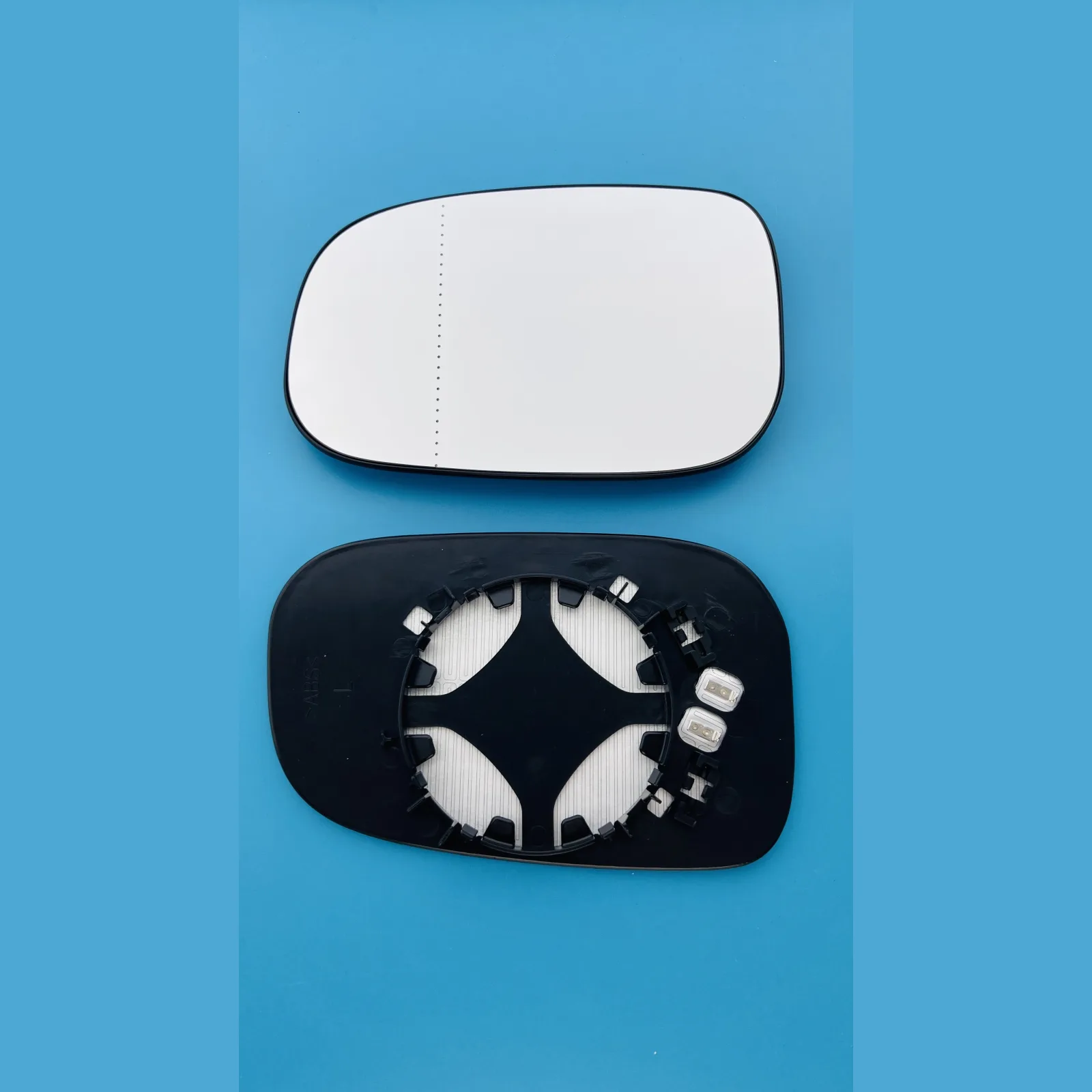 Volvo S40 Clip-on Wing Mirror Glass 2006-2009 — Heated, Wide Angle — Left Passenger Side