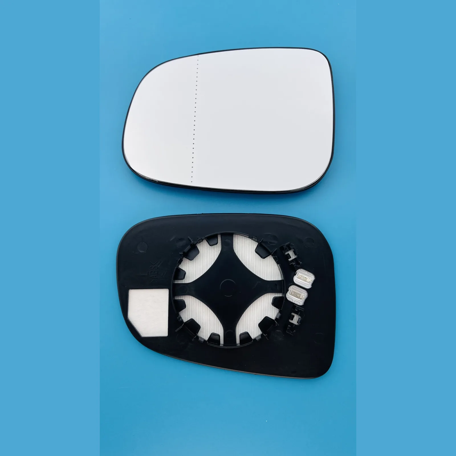 Volvo C70 Clip-on Wing Mirror Glass 2010-2013 — Heated, Wide Angle — Left Passenger Side