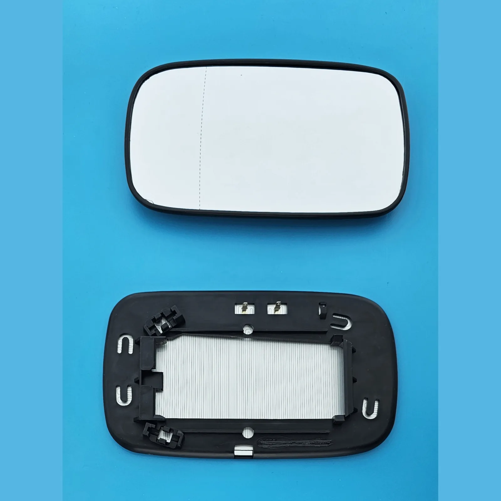 Volvo V50 Clip-on Wing Mirror Glass 2004-2006 — Heated, Wide Angle — Left Passenger Side