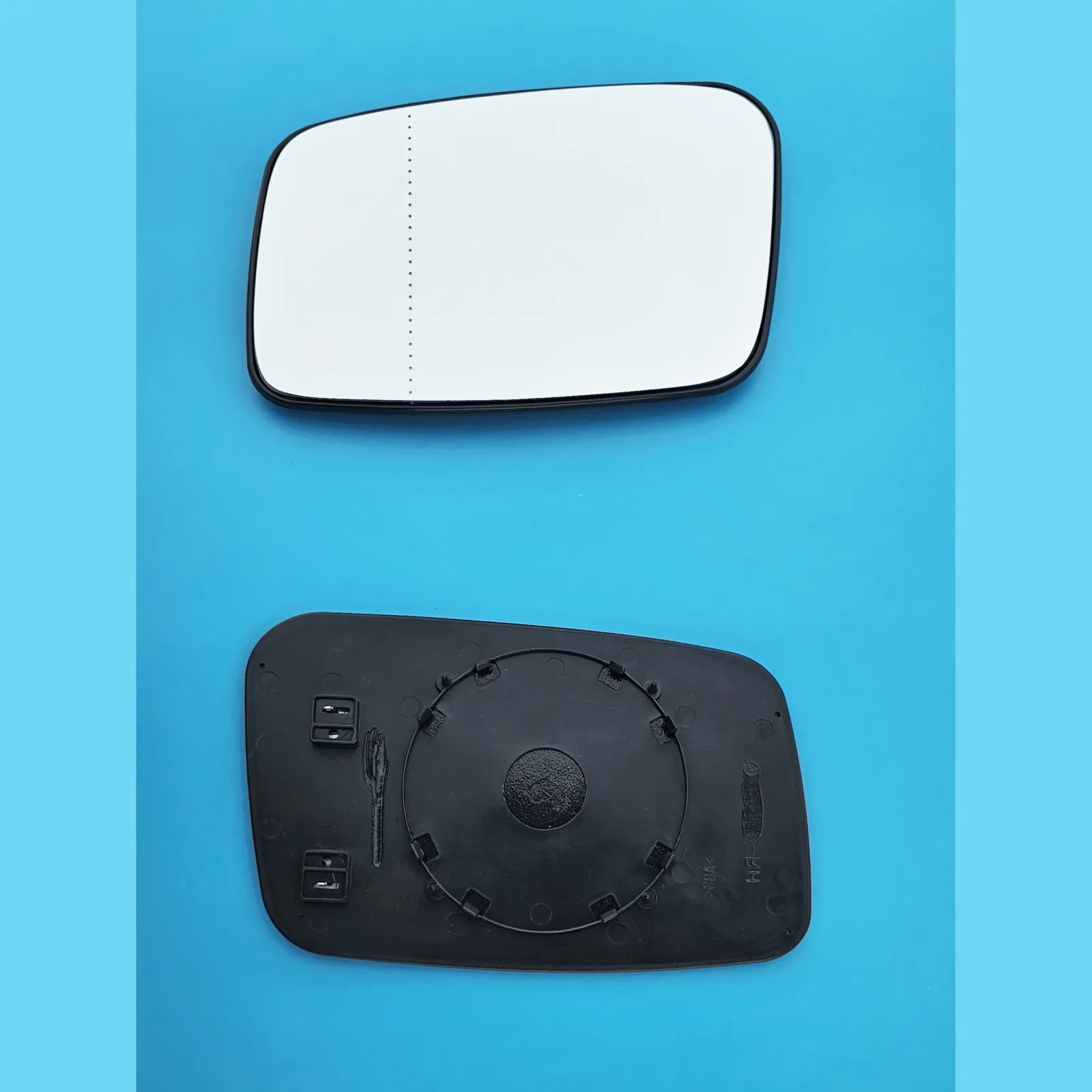 Volvo C70 Clip-on Wing Mirror Glass 1998-2005 — Heated, Convex — Left Passenger Side